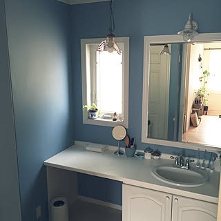 洗面所 ペンダントライトのインテリア実例 Roomclip ルームクリップ