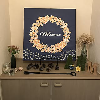 切り絵 セリアのおしゃれなアレンジ 飾り方のインテリア実例 Roomclip ルームクリップ