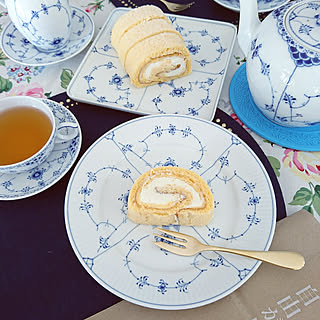 机/ティーグッズ/ランチョンマット/ティーポット/紅茶...などのインテリア実例 - 2020-02-23 13:35:22