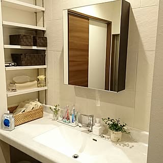 洗面所 エコカラットのインテリア実例 Roomclip ルームクリップ