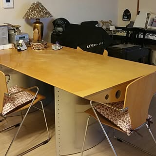 机/2メートル×1メートルの机…。/ピアノ&キーボード/ピアノコーナー/ダイニングテーブル&チェア...などのインテリア実例 - 2015-10-04 23:26:21
