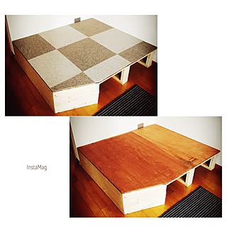 小上がりdiyのインテリア 手作りの実例 Roomclip ルームクリップ