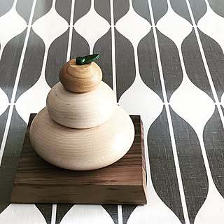 北欧インテリア 木製鏡餅のインテリア実例 Roomclip ルームクリップ