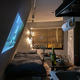 勾配天井 プロジェクターのインテリア実例 Roomclip ルームクリップ