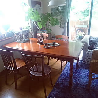 机/いいね、フォロー本当に感謝です♡/暮らしを楽しむ/ダイニングテーブル/何気ない日常/老舗家具店...などのインテリア実例 - 2018-09-02 09:50:43