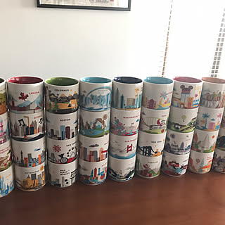 キッチン/アメリカ/マグカップ/スタバ/スタバ マグカップのインテリア実例 - 2017-09-29 16:00:20