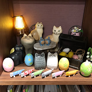キャットマンズ/リサラーソン ガチャ マイキー/リサラーソン ガチャ/リサラーソン マイキー/リサラーソン 猫...などのインテリア実例 - 2019-04-10 17:27:57