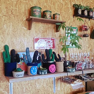 キッチン/関西好きやねん会/土間/観葉植物/男前もかわいいもジャンクも好き♡...などのインテリア実例 - 2015-10-06 11:06:11