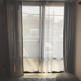 ノンプリーツカーテンのインテリア実例 Roomclip ルームクリップ
