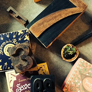 机/古道具/フランスソープ/アンティーク/植物...などのインテリア実例 - 2014-07-28 23:02:17