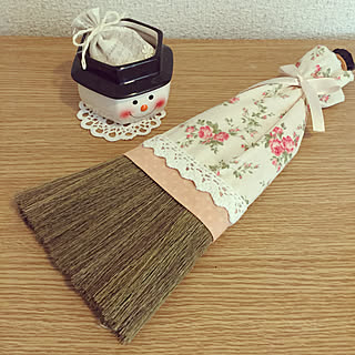 玄関/入り口/薔薇が好き/シャチハタ入れ/ミニほうきカバー/meiさんのサシェ♡...などのインテリア実例 - 2018-05-19 20:51:38