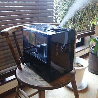 リビング/加湿器もインテリアに/加湿器/男前のインテリア実例 - 2018-02-11 08:12:36