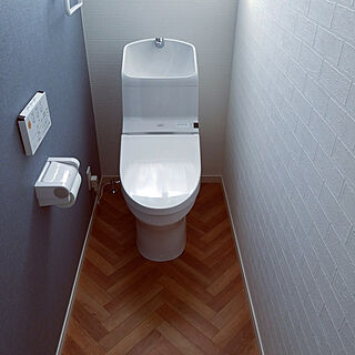 トイレ アクセントクロスのおしゃれなインテリアコーディネート レイアウトの実例 Roomclip ルームクリップ