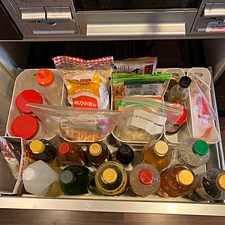 キッチン/機能性重視/調味料収納/コンロ下収納/調味料...などのインテリア実例 - 2019-01-26 17:42:38