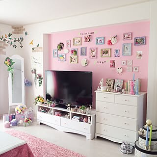 ピンクの壁のインテリア実例 Roomclip ルームクリップ