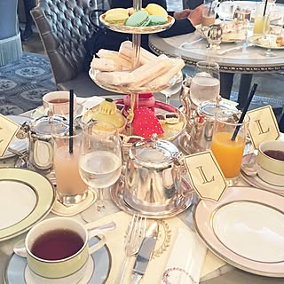 机/うちじゃないですが/ラデュレ/アフタヌーンティー/ティータイムのインテリア実例 - 2015-11-28 04:02:57