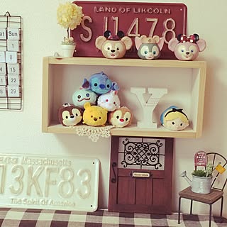 ダイソー ツムツムのインテリア実例 Roomclip ルームクリップ