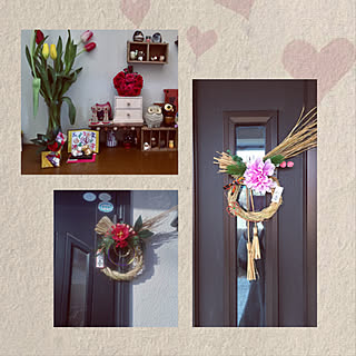 玄関/入り口/ありがとうございました♡/今日も素敵な1日を❤️/いいね&コメント&フォロー感謝♡/みなさまに感謝のインテリア実例 - 2017-12-31 10:55:04
