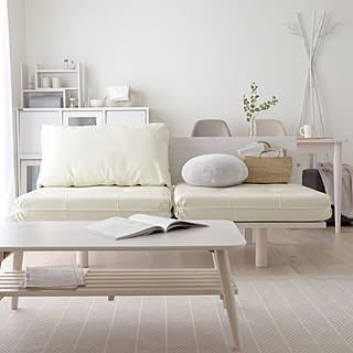 ホワイトナチュラル/白/ホワイト/ベンチソファ/北欧...などのインテリア実例 - 2020-01-24 13:49:00