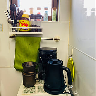キッチン/IKEA/コーヒーグラインダー/BALMUDA The Pot/ホーローキッチンパネル...などのインテリア実例 - 2020-02-13 08:58:30