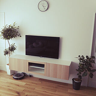 Ikea フロートテレビ台のインテリア実例 Roomclip ルームクリップ
