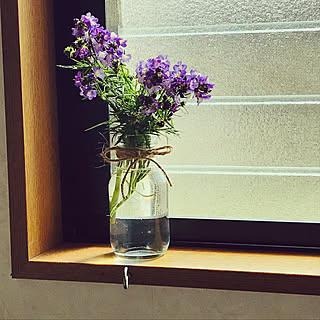 牛乳瓶 花のある暮らしのインテリア実例 Roomclip ルームクリップ