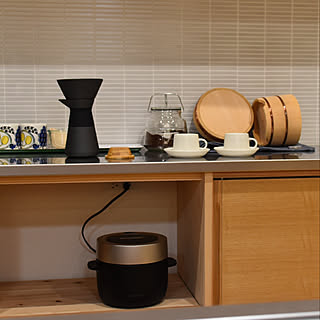 キッチン/スカーラジャー/バルミューダ炊飯器/ステルトンテオ/名古屋モザイクタイル...などのインテリア実例 - 2018-12-21 22:28:09