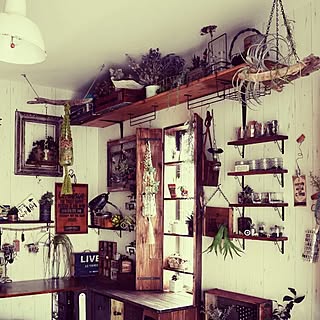 部屋全体/100均/Instagram→andante365/ディスプレイ/アメブロ→andante365...などのインテリア実例 - 2016-06-23 10:08:00