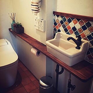 水栓金具/アンティーク/トイレ/グッドデザイン/タイルのインテリア実例 - 2017-01-05 02:00:38