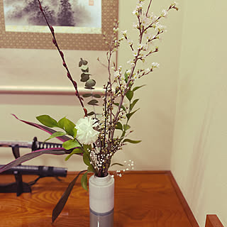 床の間 生花のおしゃれなインテリアコーディネート レイアウトの実例 Roomclip ルームクリップ