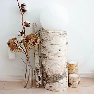 ドライフラワー/B-COMPANY/キャンドル/白樺のインテリア実例 - 2016-08-16 20:02:19