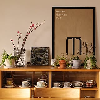 棚/ヴィンテージ/北欧ヴィンテージ食器/ナチュラル/雑貨...などのインテリア実例 - 2017-02-15 21:51:54