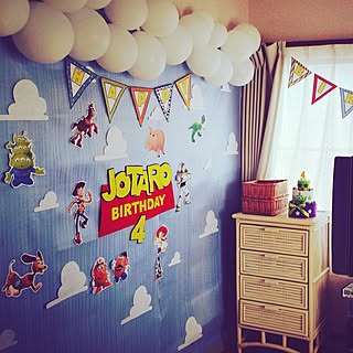 トイストーリー 誕生日飾り付けのインテリア実例 Roomclip ルームクリップ