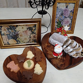 机/クリスマス/ディズニーランドお土産/Francfranc食器/木皿ハート...などのインテリア実例 - 2019-12-24 16:57:27