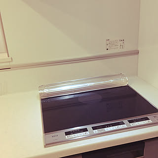 ニトリ♡/IH周りはなんにもナシ/キッチン用品/IHの排気口が気になってた/キッチンのインテリア実例 - 2017-08-01 14:44:04