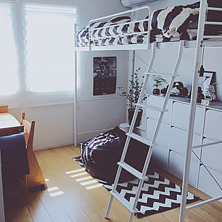 Ikea ロフトベットのインテリア実例 Roomclip ルームクリップ