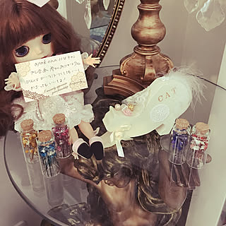 棚/大事にするね♡゚+.゚(´▽`人)゚+./素敵すぎ便♡/monaka ちゃんのプレ企画/皆さんとの出逢いに感謝♡のインテリア実例 - 2018-04-23 17:30:07