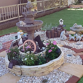 噴水のある庭のインテリア実例 Roomclip ルームクリップ 噴水のある庭のインテリア実例 Roomclip ルームクリップ