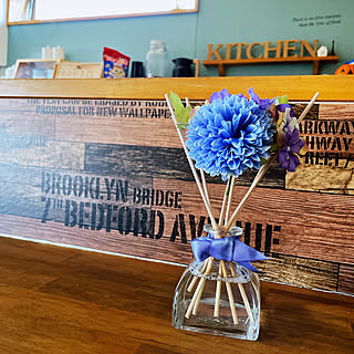 壁紙シート カインズ購入品のインテリア実例 Roomclip ルームクリップ