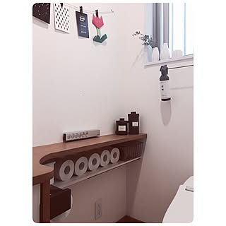 バス/トイレ/トイレットペーパー収納/COLONY2139/しただけ/簡単DIY...などのインテリア実例 - 2017-06-02 12:18:06