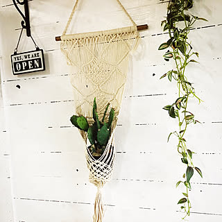 アイアン雑貨/造花アレンジ/棚板/カフェ/雑貨...などのインテリア実例 - 2020-01-24 13:38:17