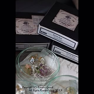 机/オリジナルタグ/ボロ箱/アンティーク/antique...などのインテリア実例 - 2015-10-24 13:35:45