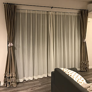 カーテン ビックリカーテンのインテリア実例 Roomclip ルームクリップ