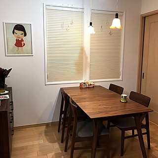 キッチン/ダイニング/奈良美智/水栽培/サンキャッチャー...などのインテリア実例 - 2017-01-09 17:57:46