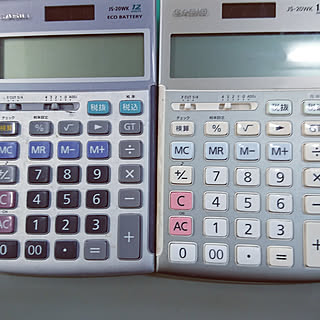 棚/電卓/モノ集め/カッパえびせん状態/Canon12桁でなくてはダメ...などのインテリア実例 - 2018-03-02 23:25:12