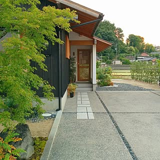 玄関 入り口 植木のインテリア実例 Roomclip ルームクリップ