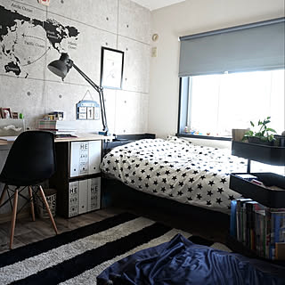 机/子供部屋/勉強机/ウォールステッカー/DIY...などのインテリア実例 - 2020-02-20 08:38:44