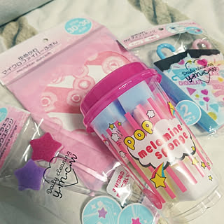 キッチン/新商品買ったよ!/メラニンスポンジ/キラキラスティックスポンジ/ゆめかわ...などのインテリア実例 - 2019-10-27 16:42:09