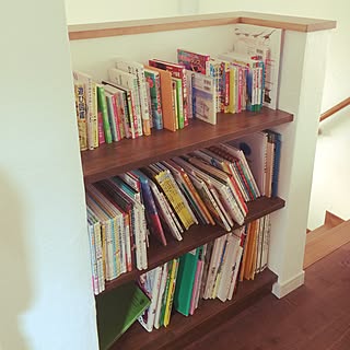 棚/造り付け棚/絵本My Shelf/本My Shelf/漆喰のインテリア実例 - 2015-03-04 15:56:23