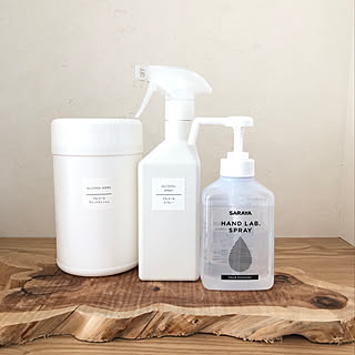 アルコール除菌/除菌スプレー/シンプルに暮らしたい/シンプルが好き/無印良品...などのインテリア実例 - 2020-02-02 21:23:18